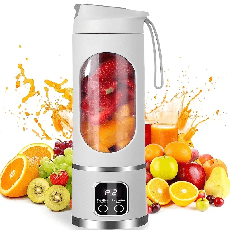 Portable Electric Juice Cup a HighCapacity Multifunctional Blender for Smoothies And Food Preparation USB Rechargeable Suitable for 10 Essential Occasions Perfect for Home Office Outdoor Activities Travel And More