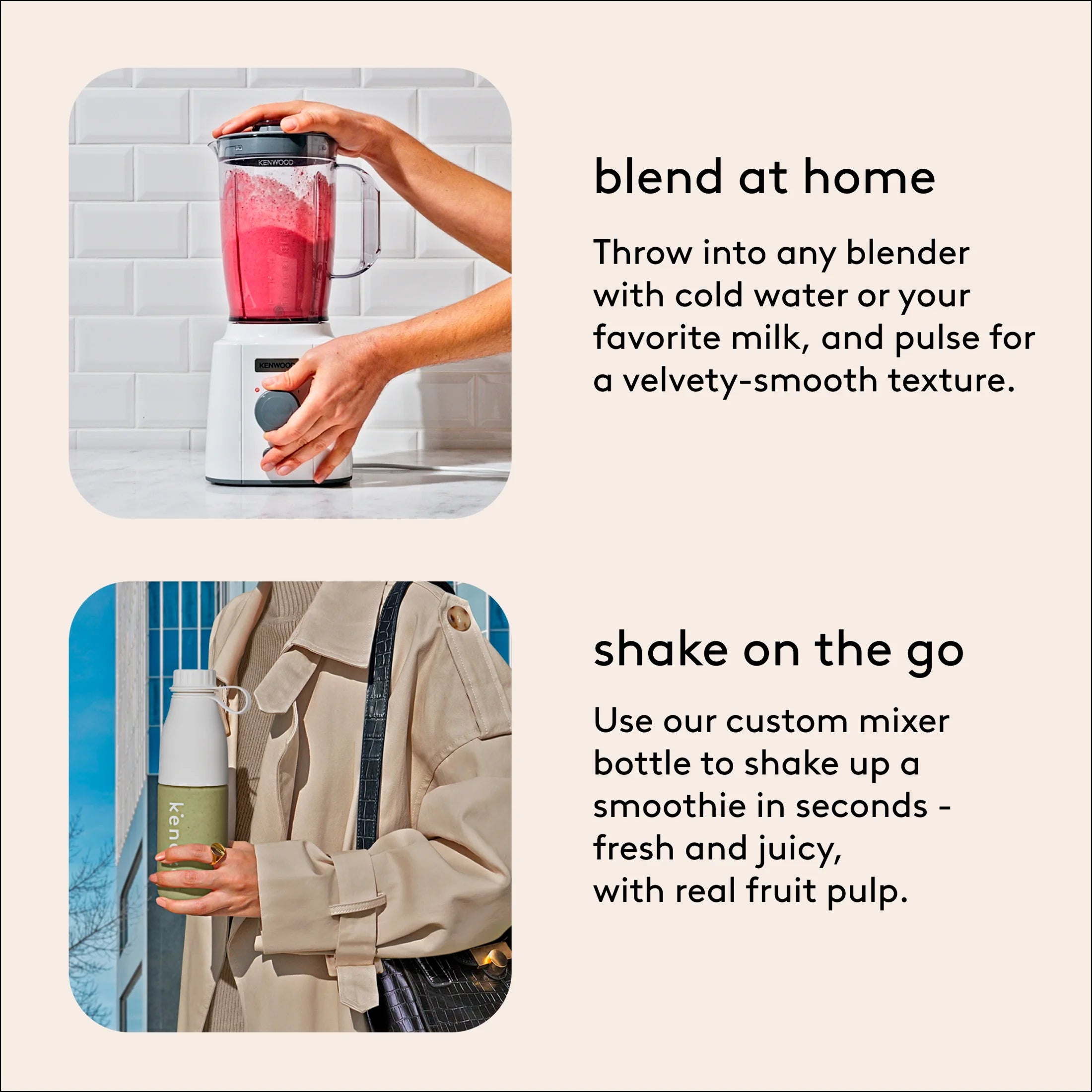 Pinks Organic Instant Fruit & Veggie Smoothie Two Pack, Powdered Drink Mix, .78 Oz