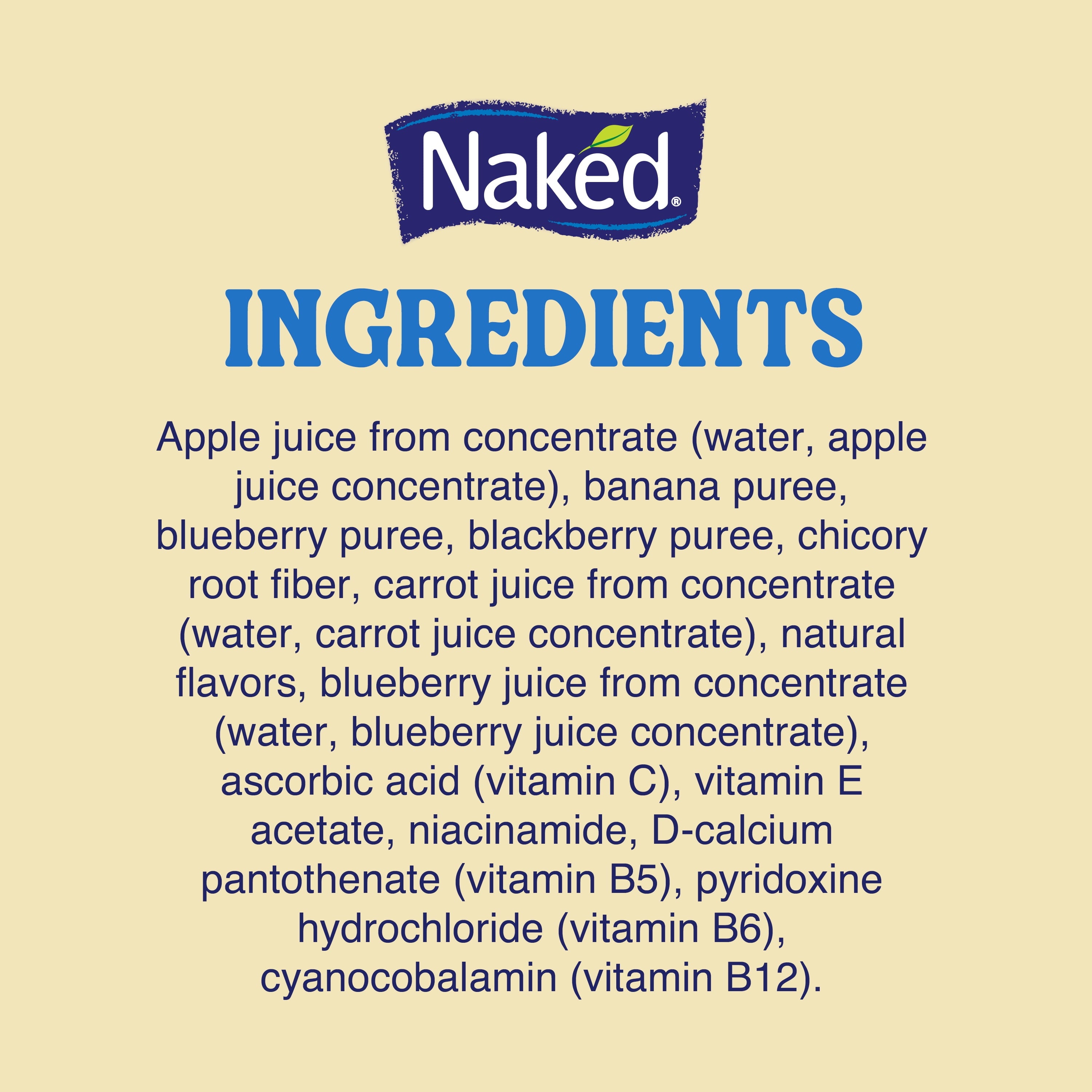 Juice Blue Machine Blend 100% Juice Smoothie - Vegan, Plant-Based, Non-Gmo, Made with Real Fruit, 15.2 Fl Oz