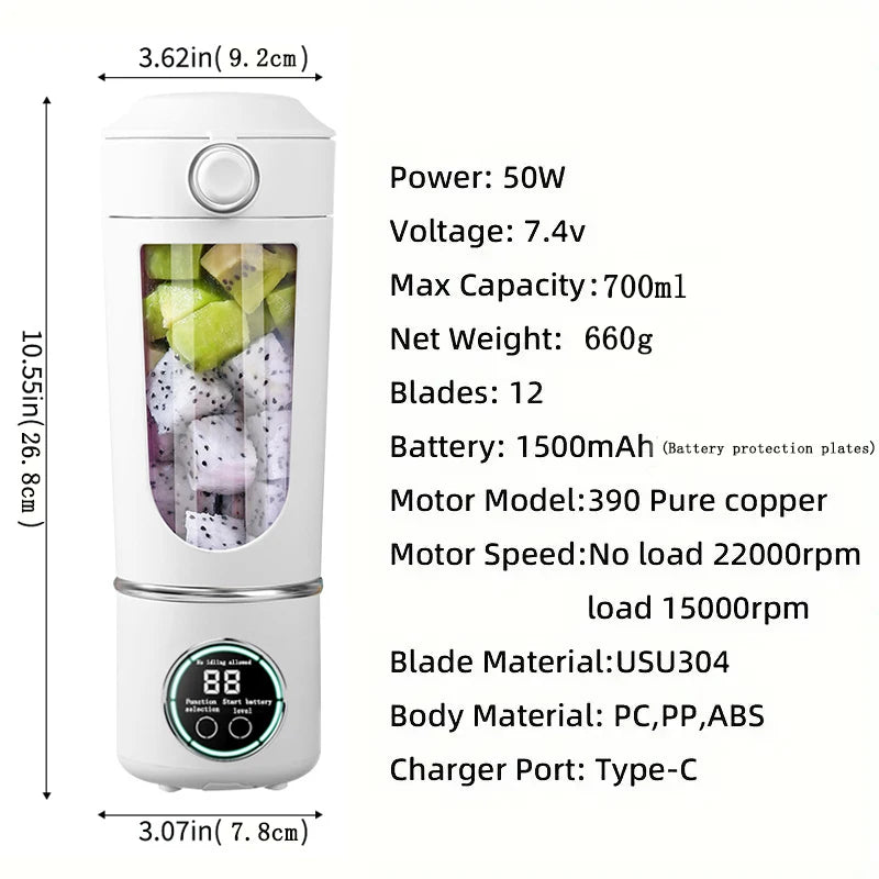 USB Rechargeable Portable Juicer