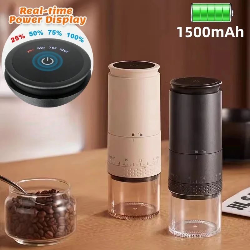 New 1500mAh Electric Coffee Grinder