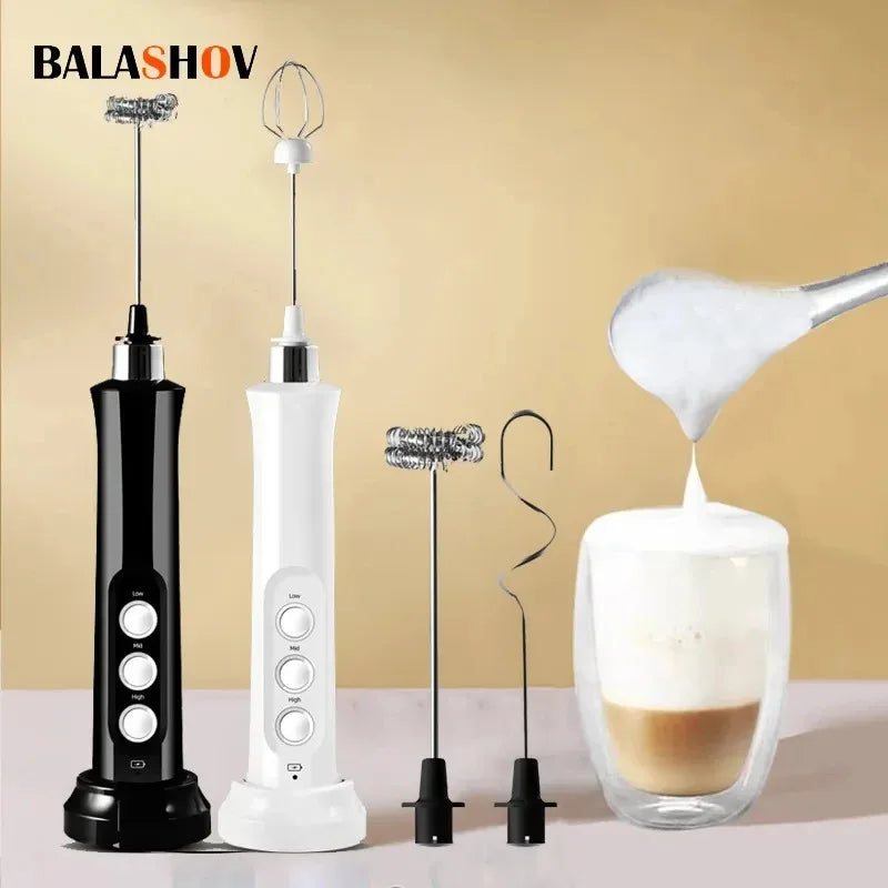 Handheld Electric Milk Frother 3 In 1 Mixer