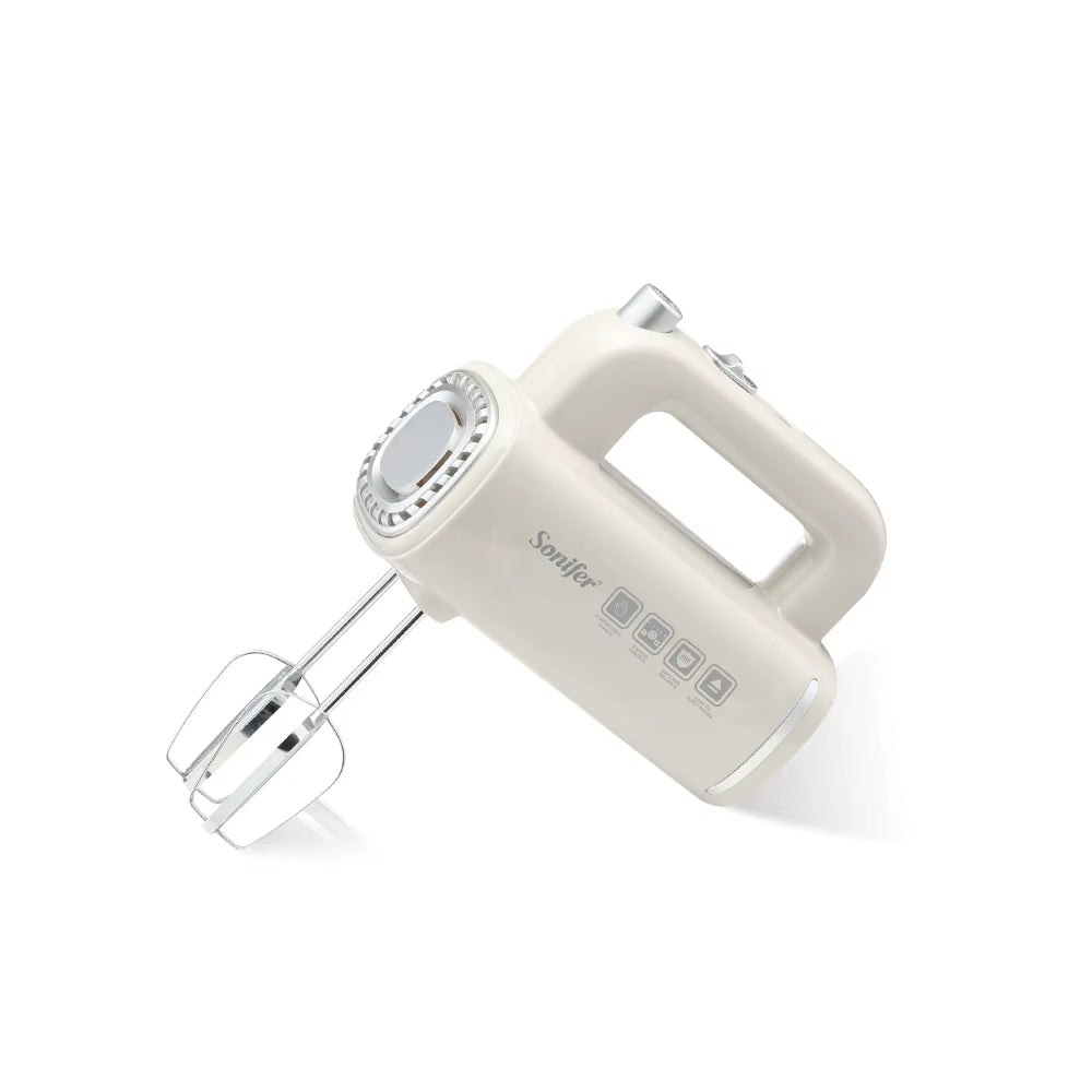 " Hand Mixer SF-7034 .Light Green Appearance, Fresh Color .New Food Grade High Strength ABS Materiel .5 Gears Sliding Adj